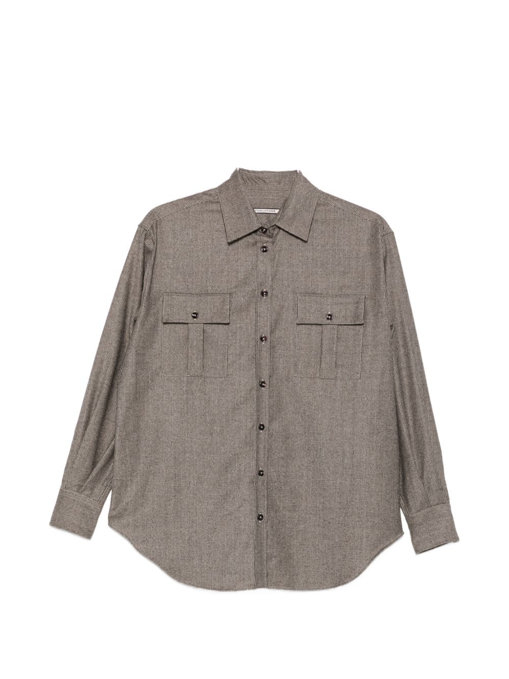 Camicia in Lana Vergine Moro PATTIENS150035 T1115 TAGLIATORE 