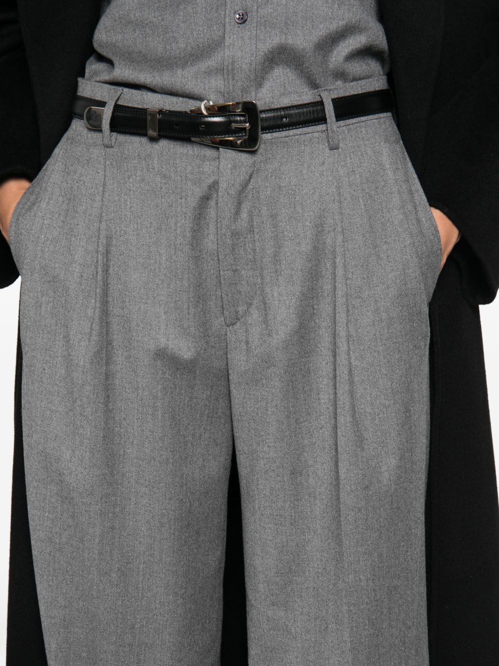 Pantalone in Lana Vergine Grigio/Silver PEILEEN520038 G1238 TAGLIATORE 