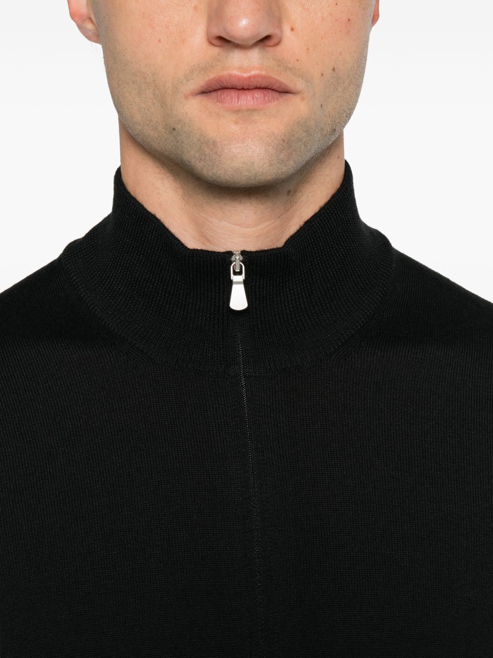 Maglia in Lana Vergine Nero RAYMONDGSI2601 099 TAGLIATORE 