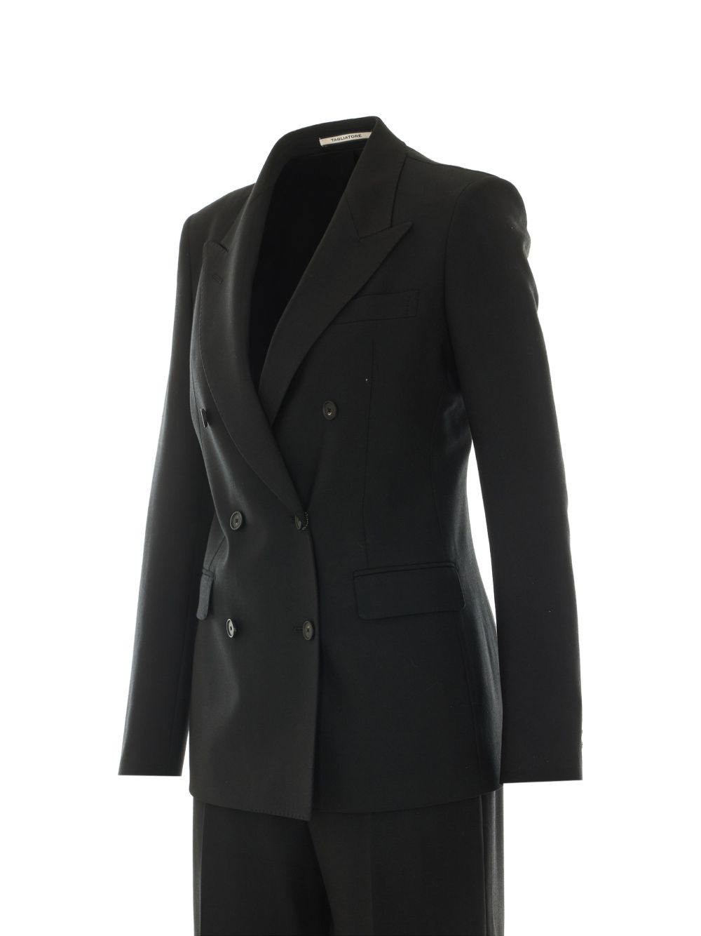 Tailleur in Lana Vergine Nero TPARIGI10BADH50044 N1188 TAGLIATORE 