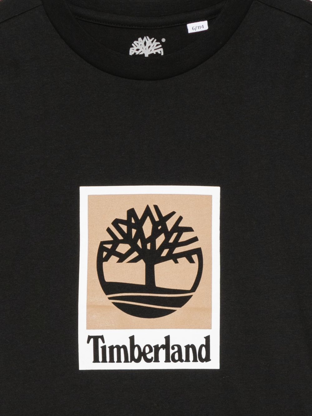 100% cotton jersey t-shirt, logo printed sul davanti. T60969 09B TIMBERLAND KIDS 