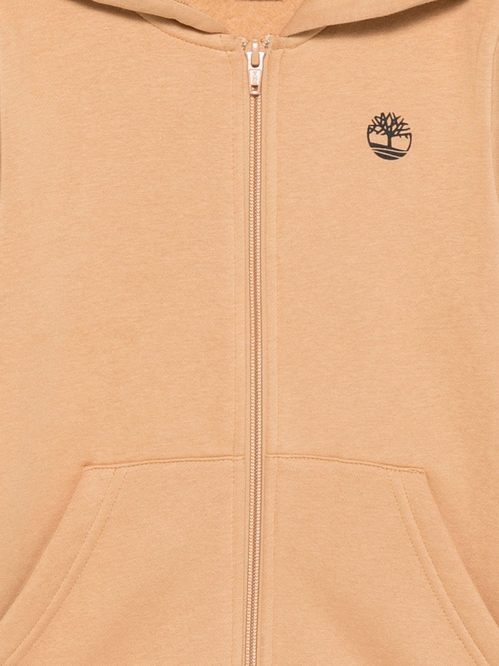 Cotton e polyester fleece con cappuccio cardigan, zip chiusura, davanti tasche, logo stampa on chest. T60973 230 TIMBERLAND KIDS 