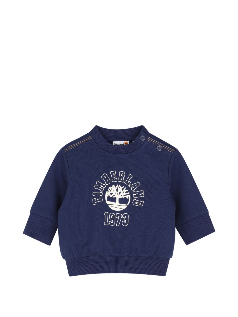 Pantaloni + sweatshirt + sleveless jacket set. 95% cotton from organic farming / 5% elastane brushed cotone garzato sweatshirt e pantaloni, printed logo on davanti e top left leg. 89% cotton / 11% elastane knit denim sleveless jacket, elastico fondo, T61016 84N TIMBERLAND KIDS 