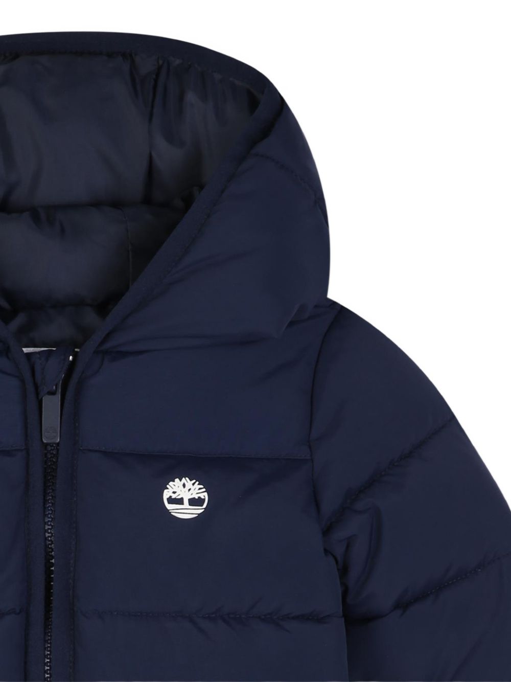 100% recycled polyamide piumino con cappuccio, zip chiusura, side tasche, printed logo sul chest. *water-repellent* T61024 849 TIMBERLAND KIDS 