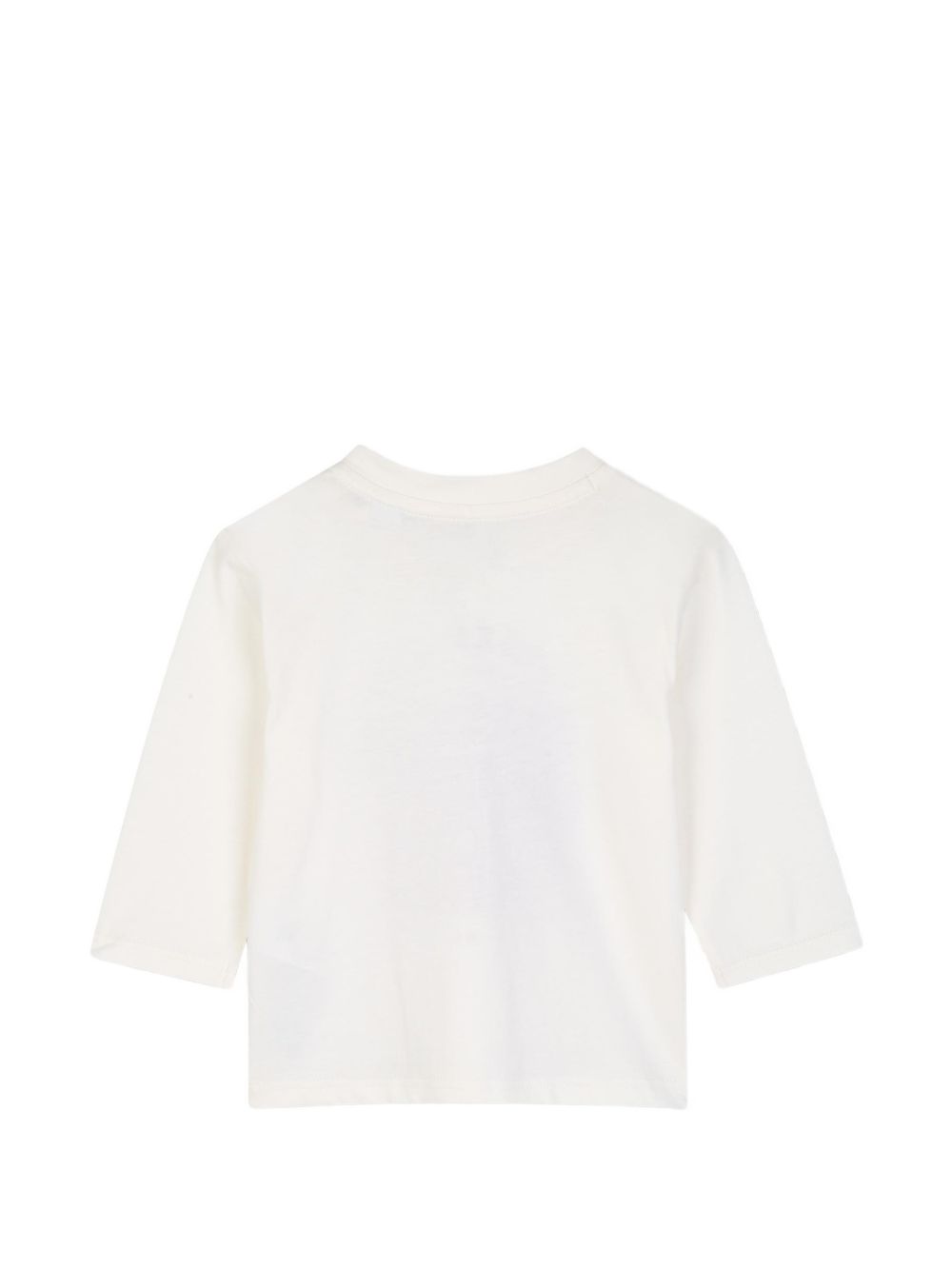 100% cotton from organic farming jersey maniche lunghe t-shirt, chiusura con bottoni automatici at spalla, printed illustrazione on davanti. T61028 127 TIMBERLAND KIDS 