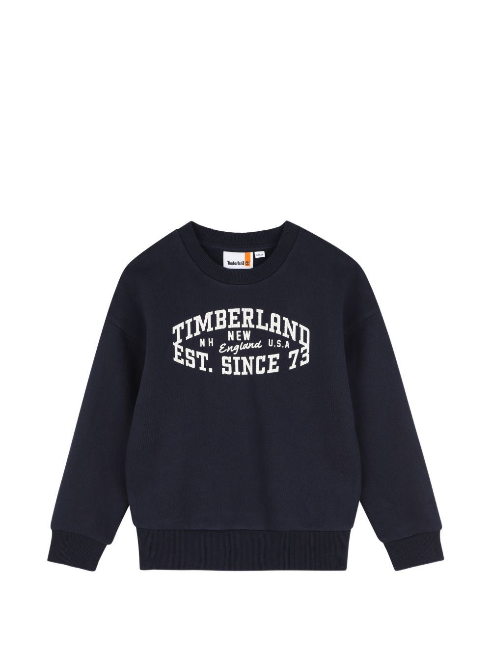 80% cotton from organic farming / 20% polyester brushed cotone garzato sweat-shirt, printed logo on davanti. T61063 849 TIMBERLAND KIDS 