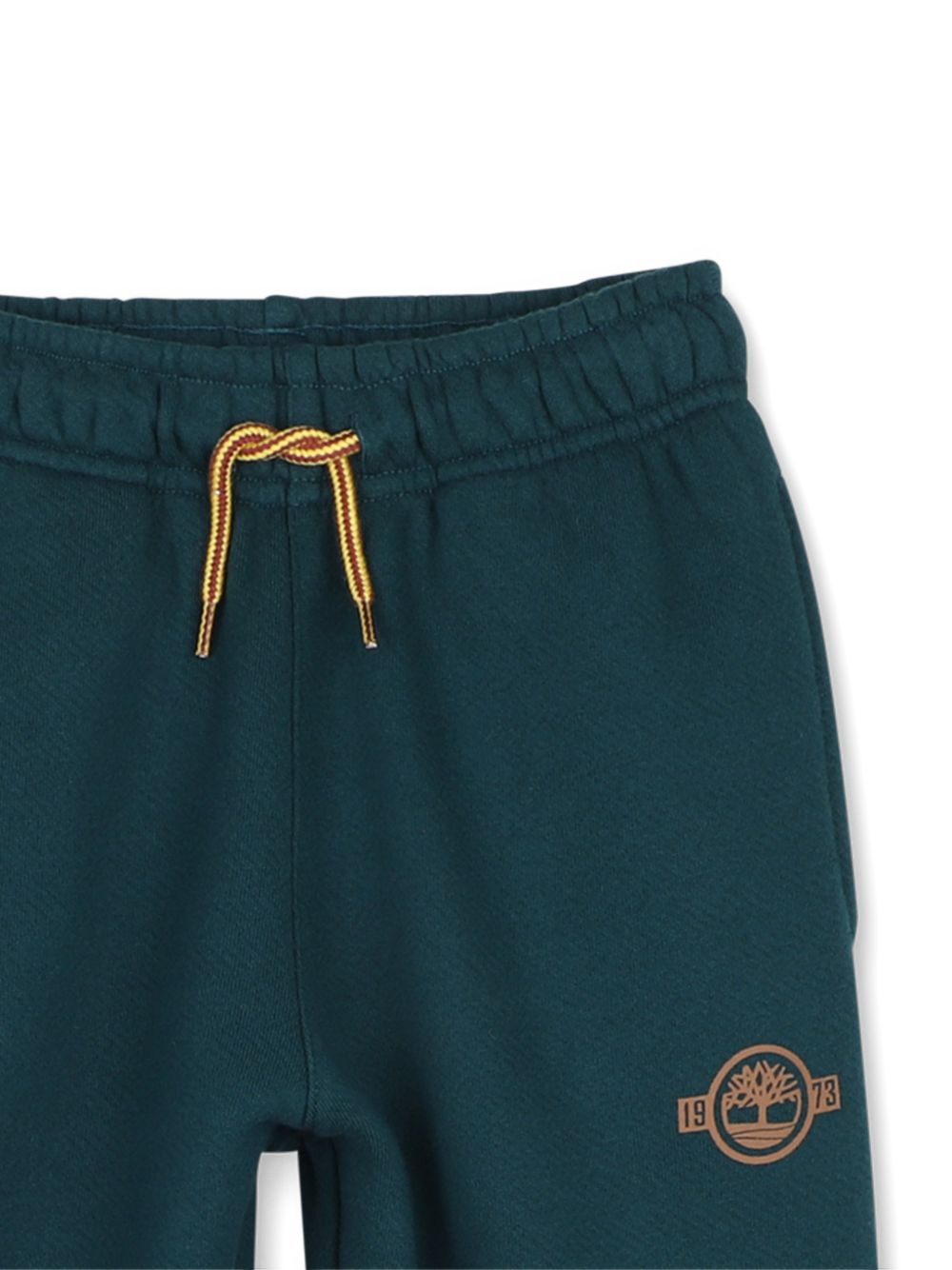 100% cotton from organic farming herringbone brushed cotone garzato pantaloni jogging, vita elastica con coulisse, side tasche, elastico polsini, printed logo sul left leg top. *con cardigan t61067* T61070 68R TIMBERLAND KIDS 