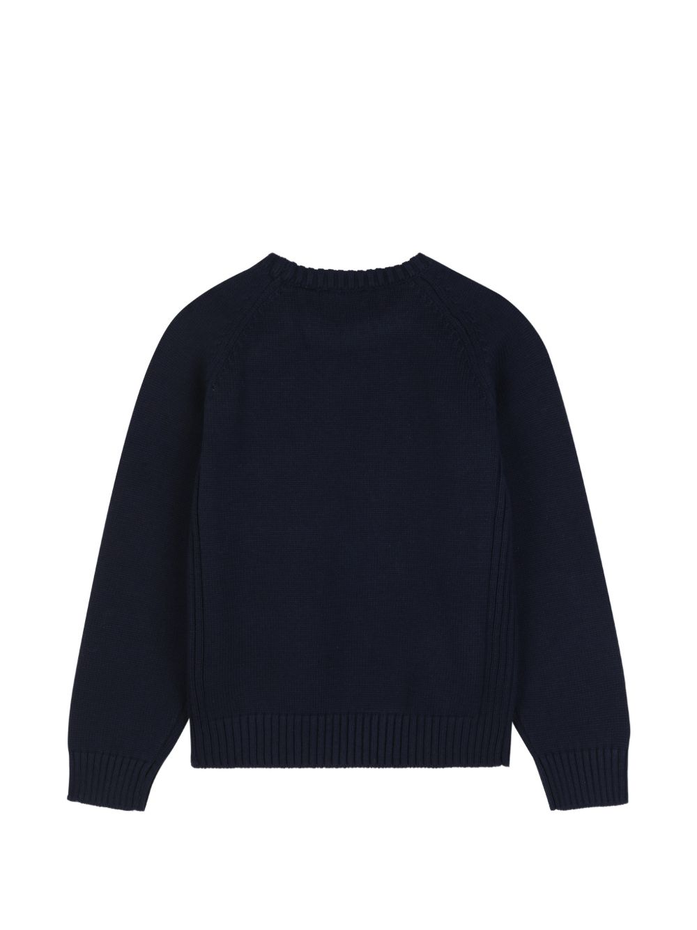 85% cotton / 15% wool in maglia felpa, different knit stitch pattern on sides, printed logo on paper label at fondo. T61081 849 TIMBERLAND KIDS 