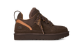 Sneakers a pannelli marroni