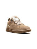 Sneakers con bordo a contrasto beige chiaro