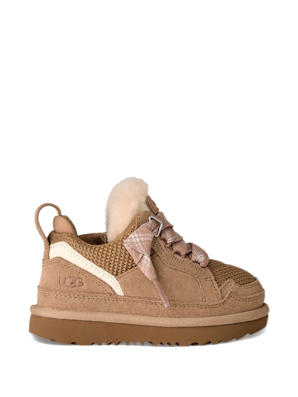 Sneakers con linguetta a logo beige chiaro 1152410T SAN UGG KIDS 