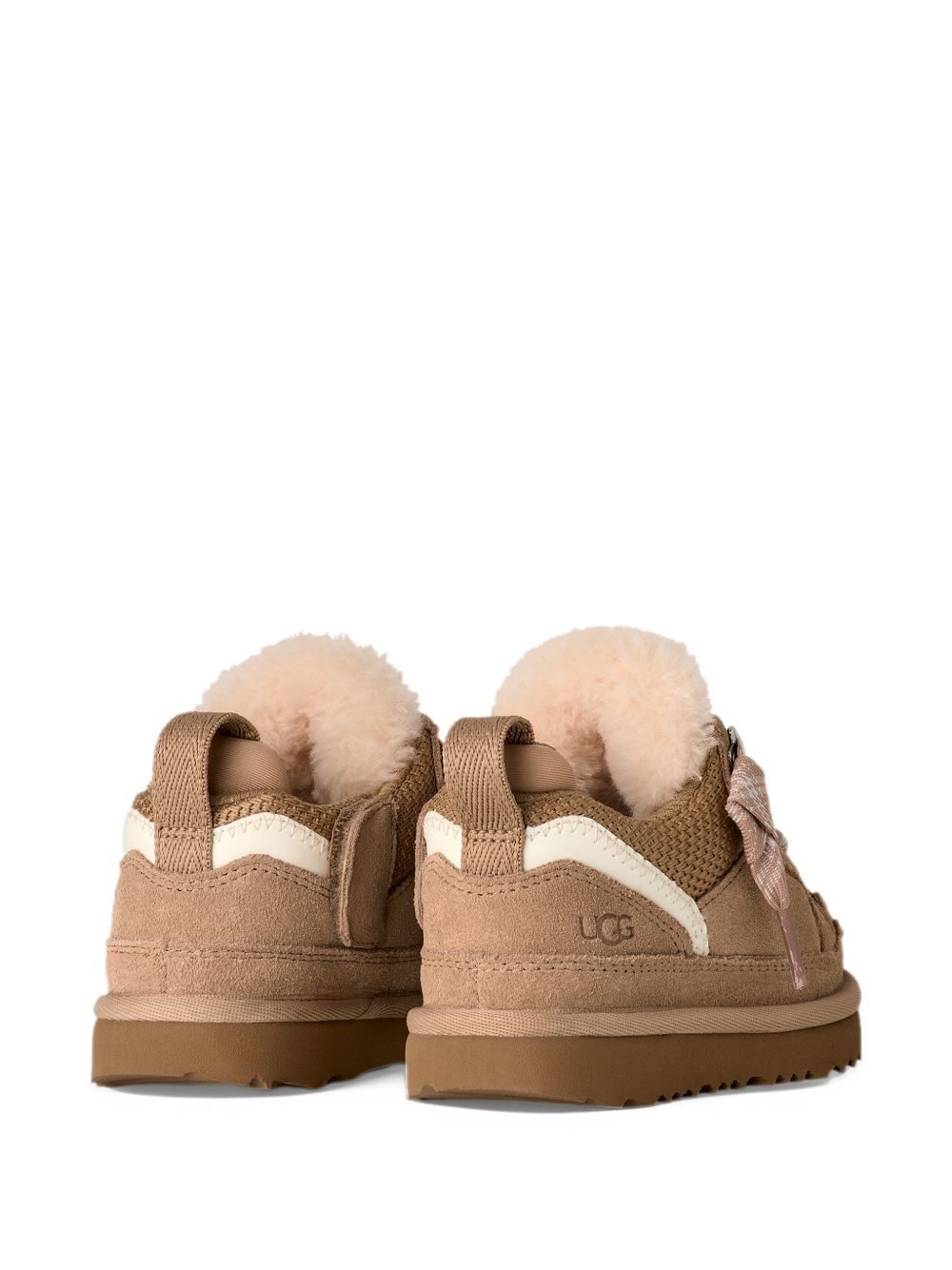 Sneakers con linguetta a logo beige chiaro 1152410T SAN UGG KIDS 