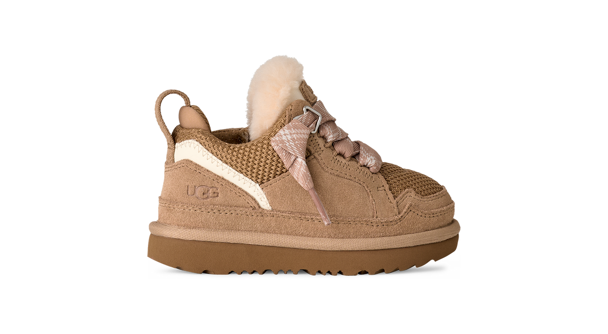 Sneakers con linguetta a logo beige chiaro 1152410T SAN UGG KIDS 