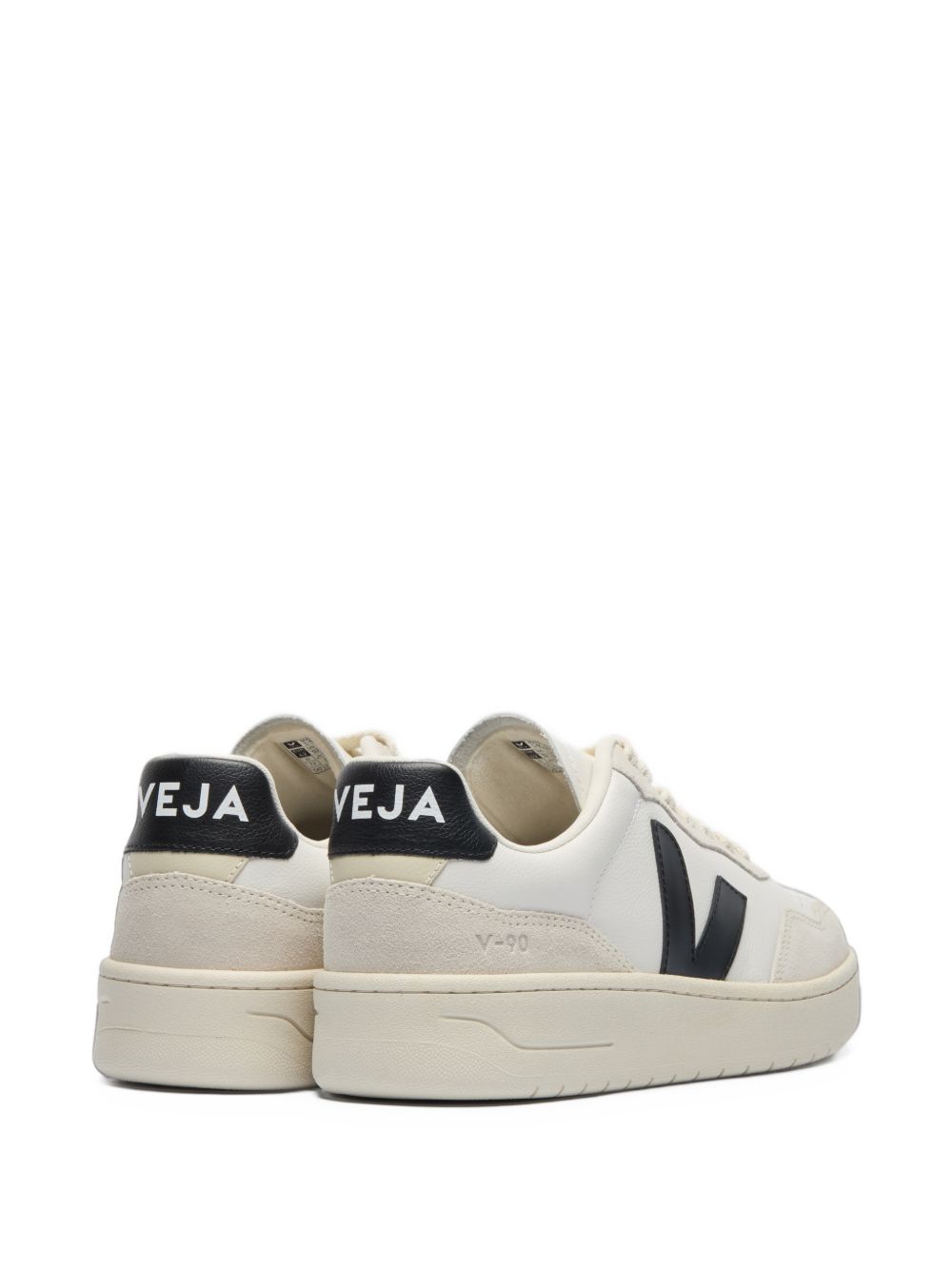 V-90 O.T. Leather White_Black VD2021061 WHITEBLACK VEJA 