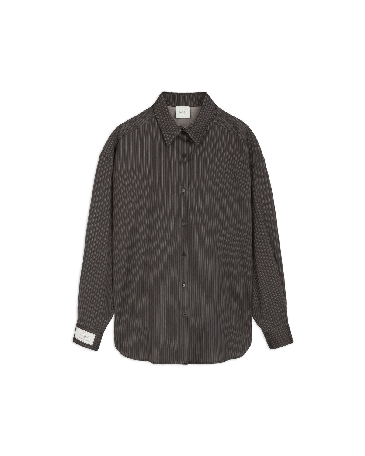 Camicia in Lana Vergine Caffe' 166240A6235 CAFFE ALYSI 