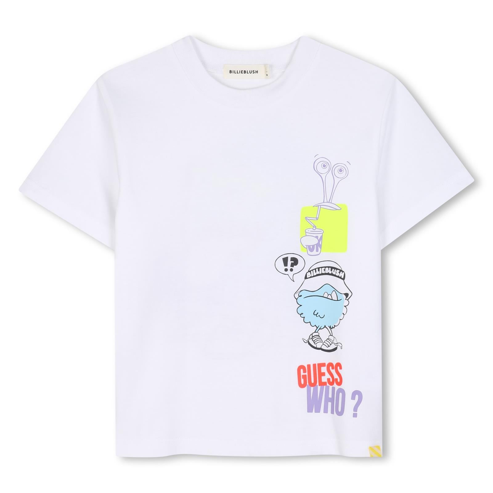 T-shirt in jersey, maniche corte, costina on scollo, illustrazione sul davanti e retro con puff ink. Vestibilità comfort. U22299 10P BILLIE BLUSH KIDS 