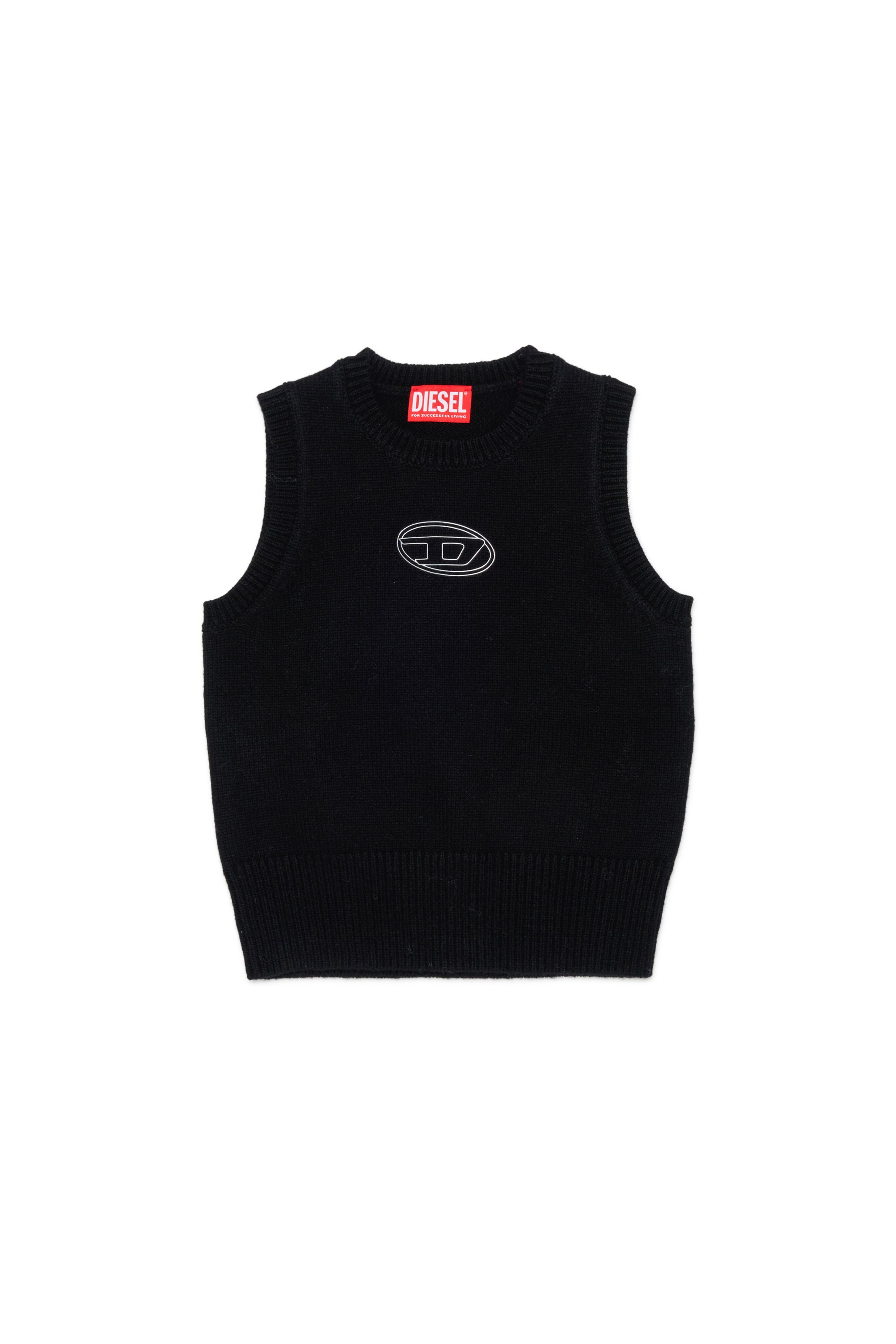 Maglia in Lana Nero J02930KYAYX K900 DIESEL KIDS 