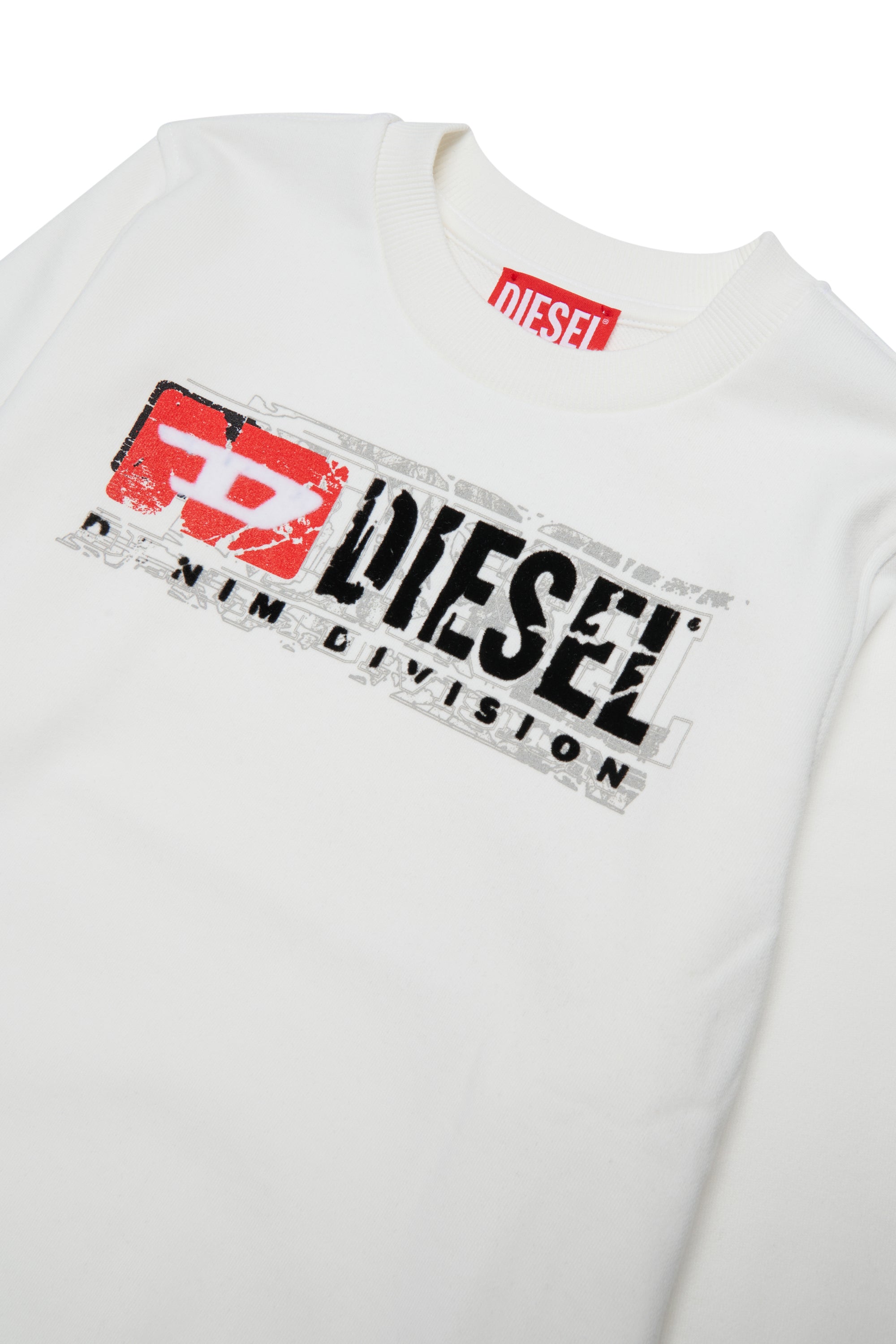 Felpa Bianco J02973KYAVF K141 DIESEL KIDS 