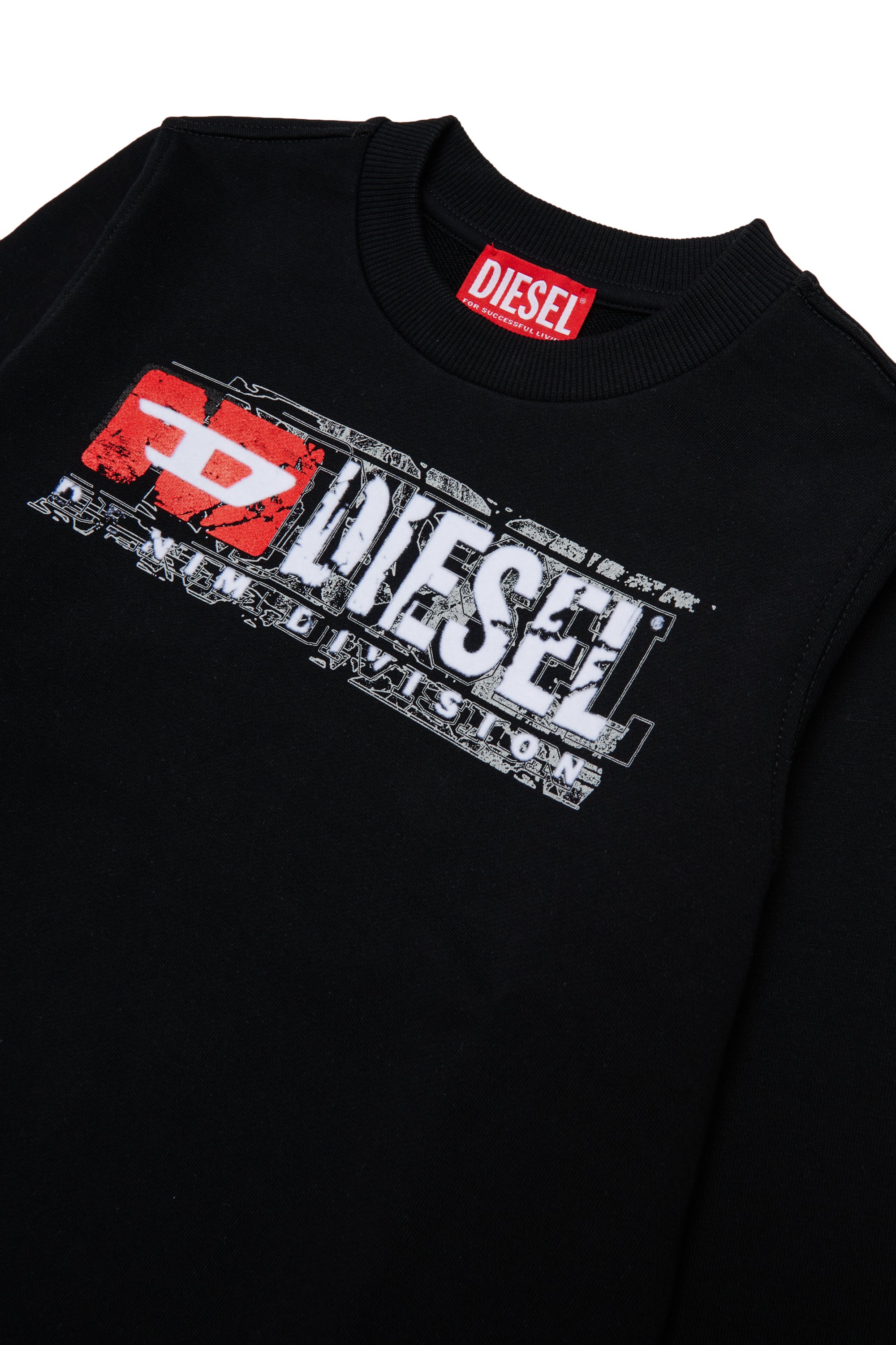 Felpa Nero J02973KYAVF K900 DIESEL KIDS 