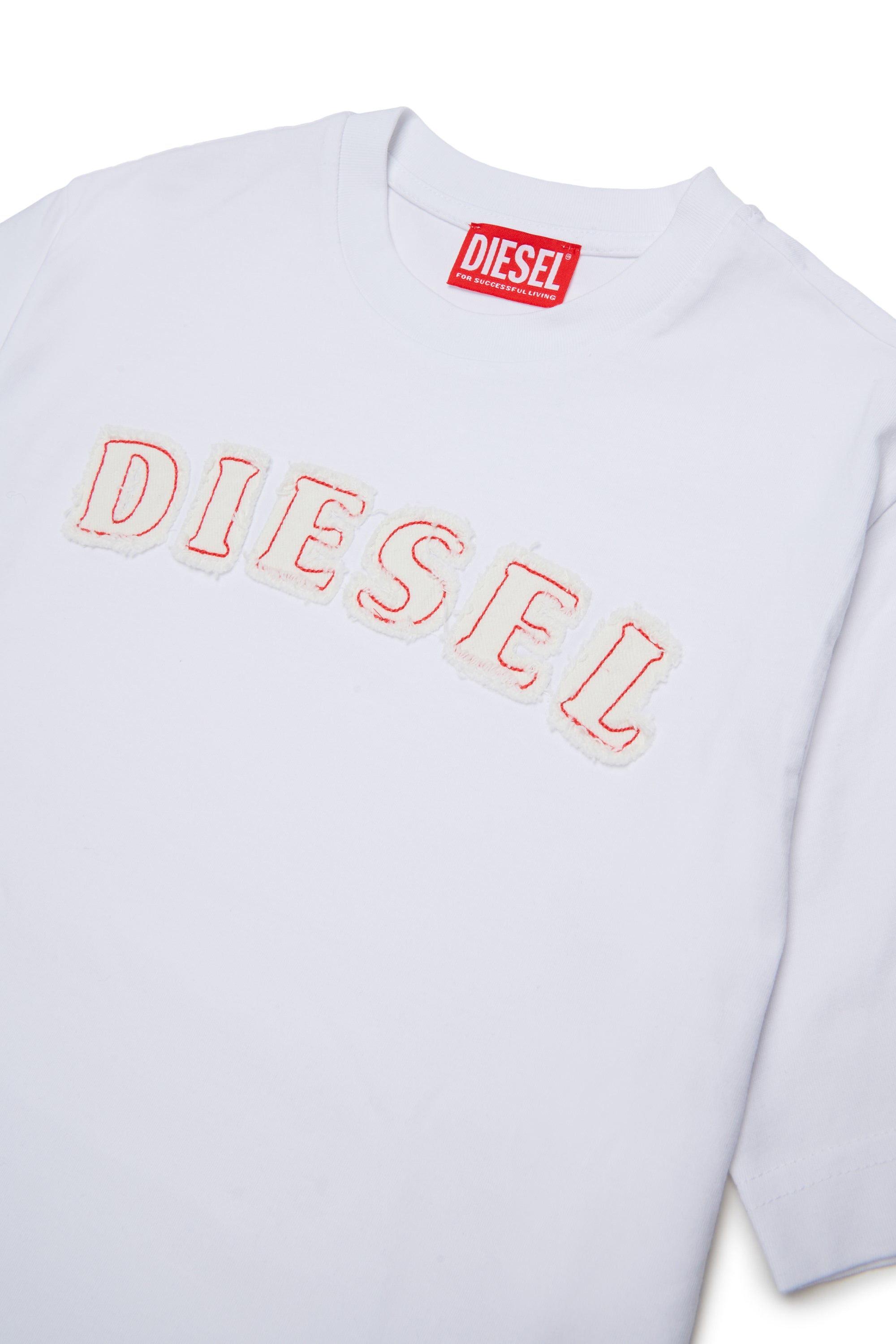 T-shirt Bianco J02992KYA1Y K100 DIESEL KIDS 