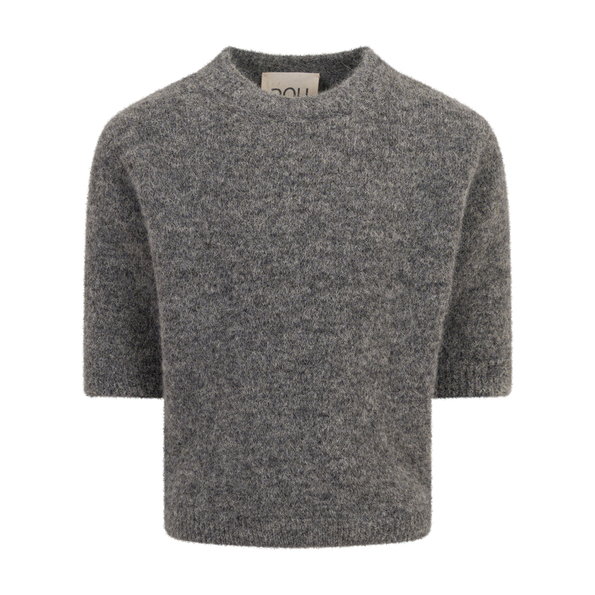 Maglione in alpaca Grigio medio melange DZ9A11W0229 809 DOUDOU KIDS 