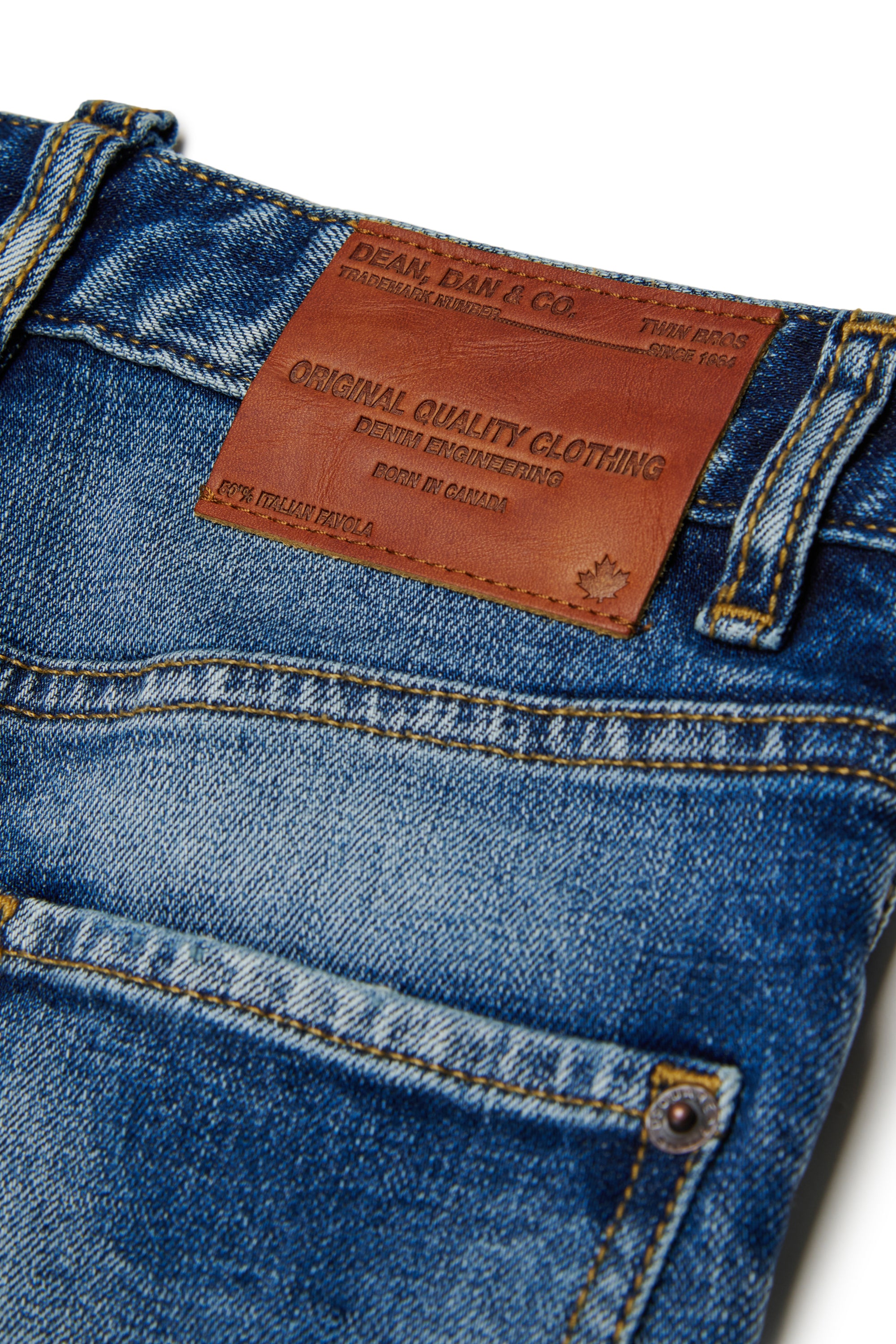 Jeans Blue Denim DQ2252D0AHR DQ01 DSQUARED KIDS 