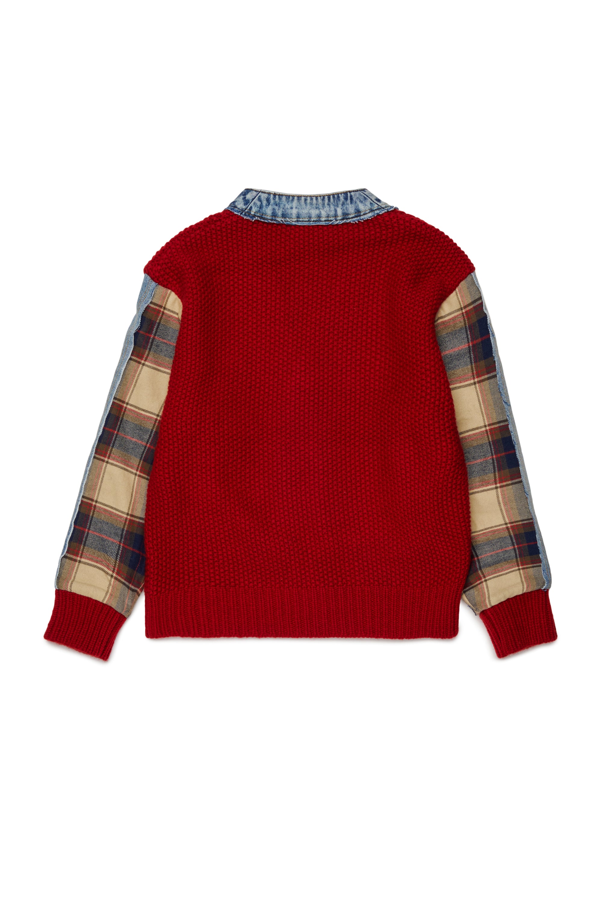 Cardigan in Lana Rubin Red DQ3407D0AJC DQ452 DSQUARED KIDS 