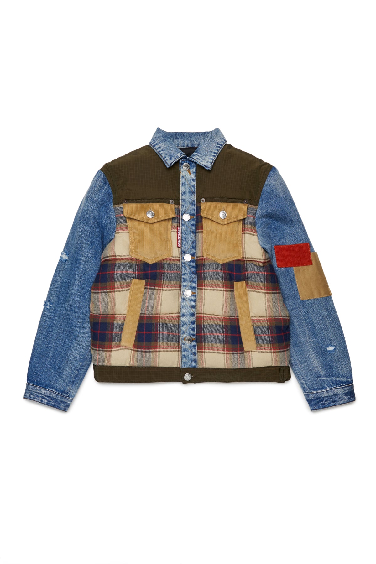 Giubbino Feather Gray DQ3414D0AIA DQ717 DSQUARED KIDS 