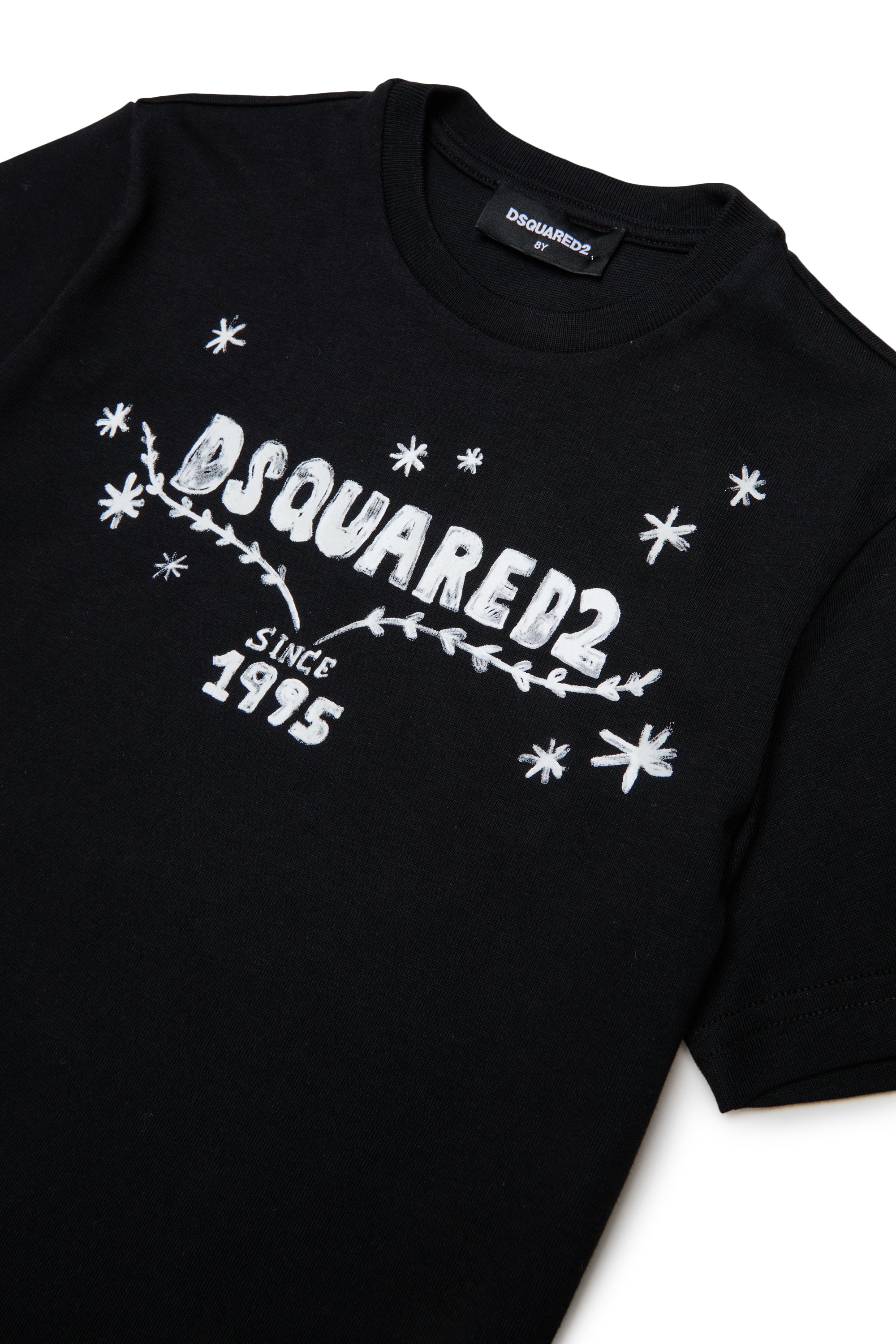 T-shirt Nero DQ3445D0AJ1 DQ900 DSQUARED KIDS 