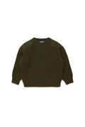 Maglione in Lana Tarmac Green