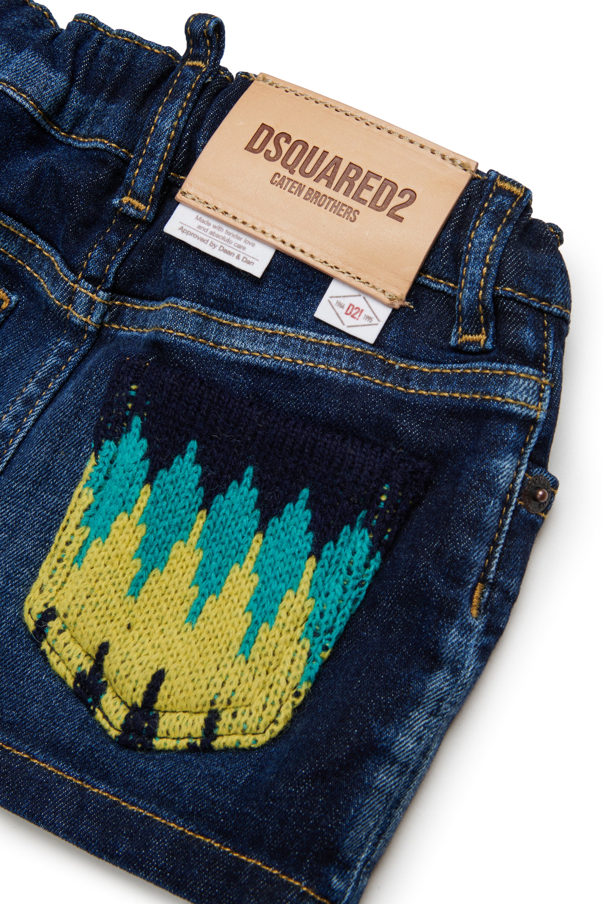 Gonna Blue Denim DQ3552D0AHY DQ01 DSQUARED KIDS 