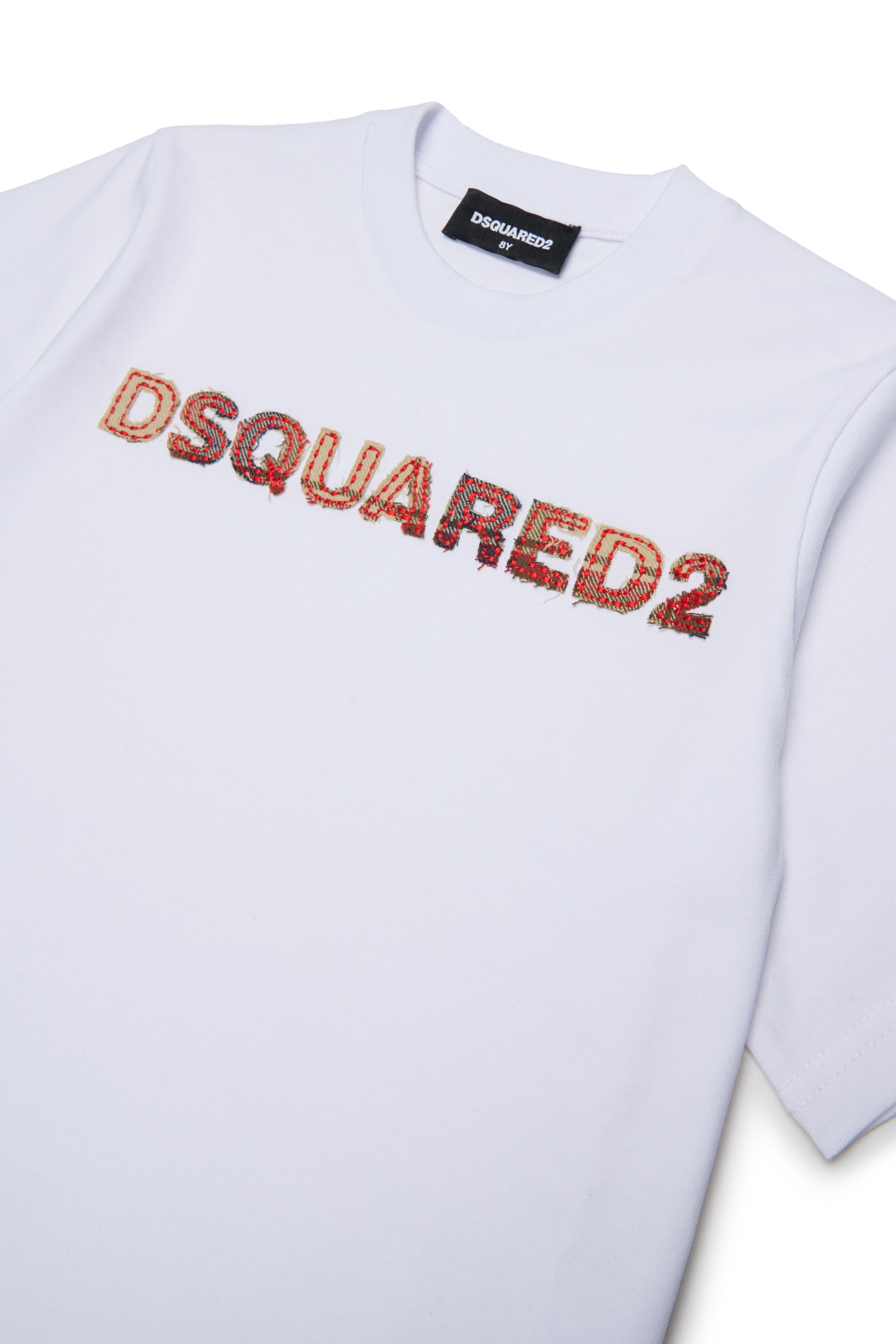 T-shirt Bianco DQ3560D0AJ1 DQ100 DSQUARED KIDS 