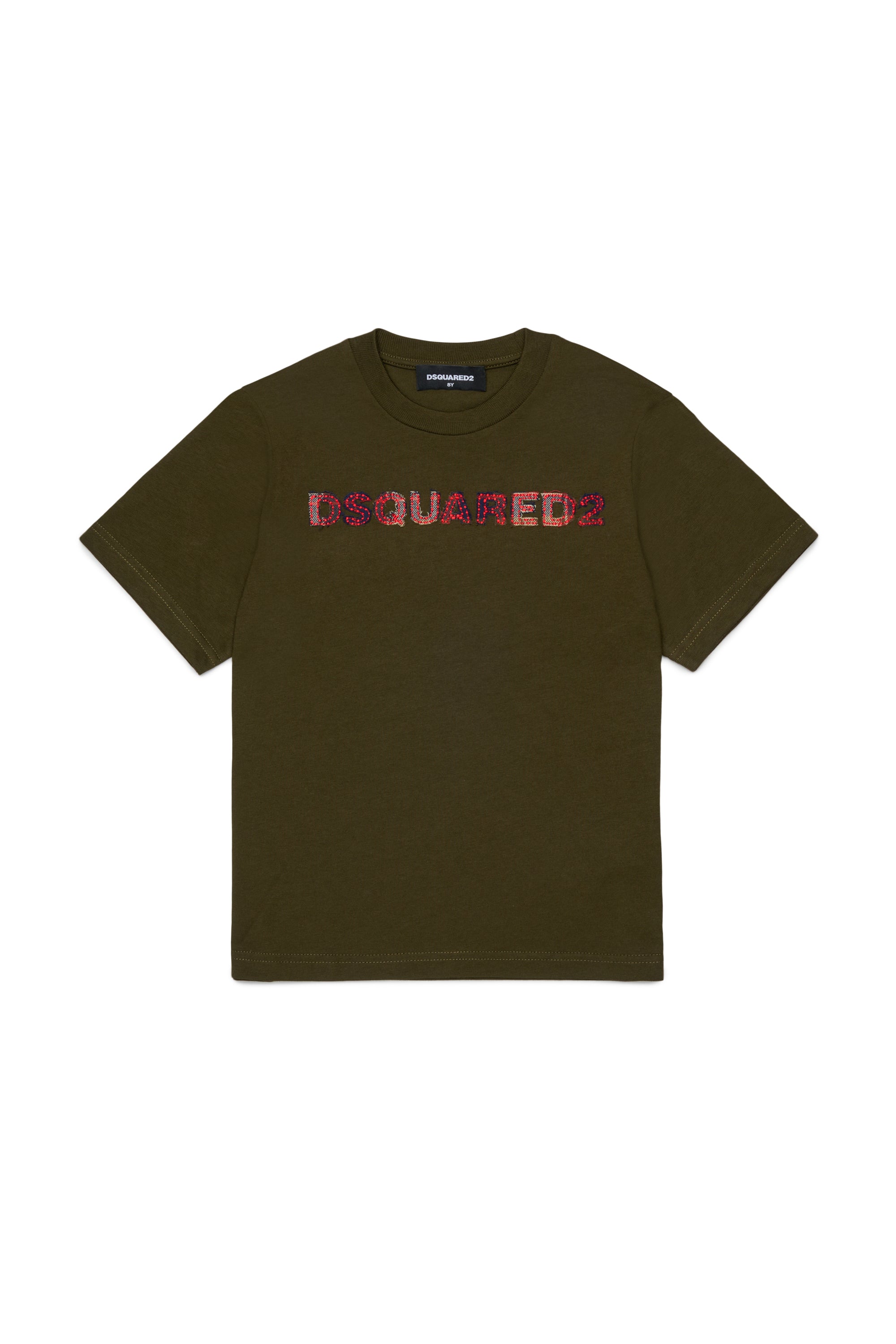 T-shirt Tarmac Green DQ3560D0AJ1 DQ558 DSQUARED KIDS 
