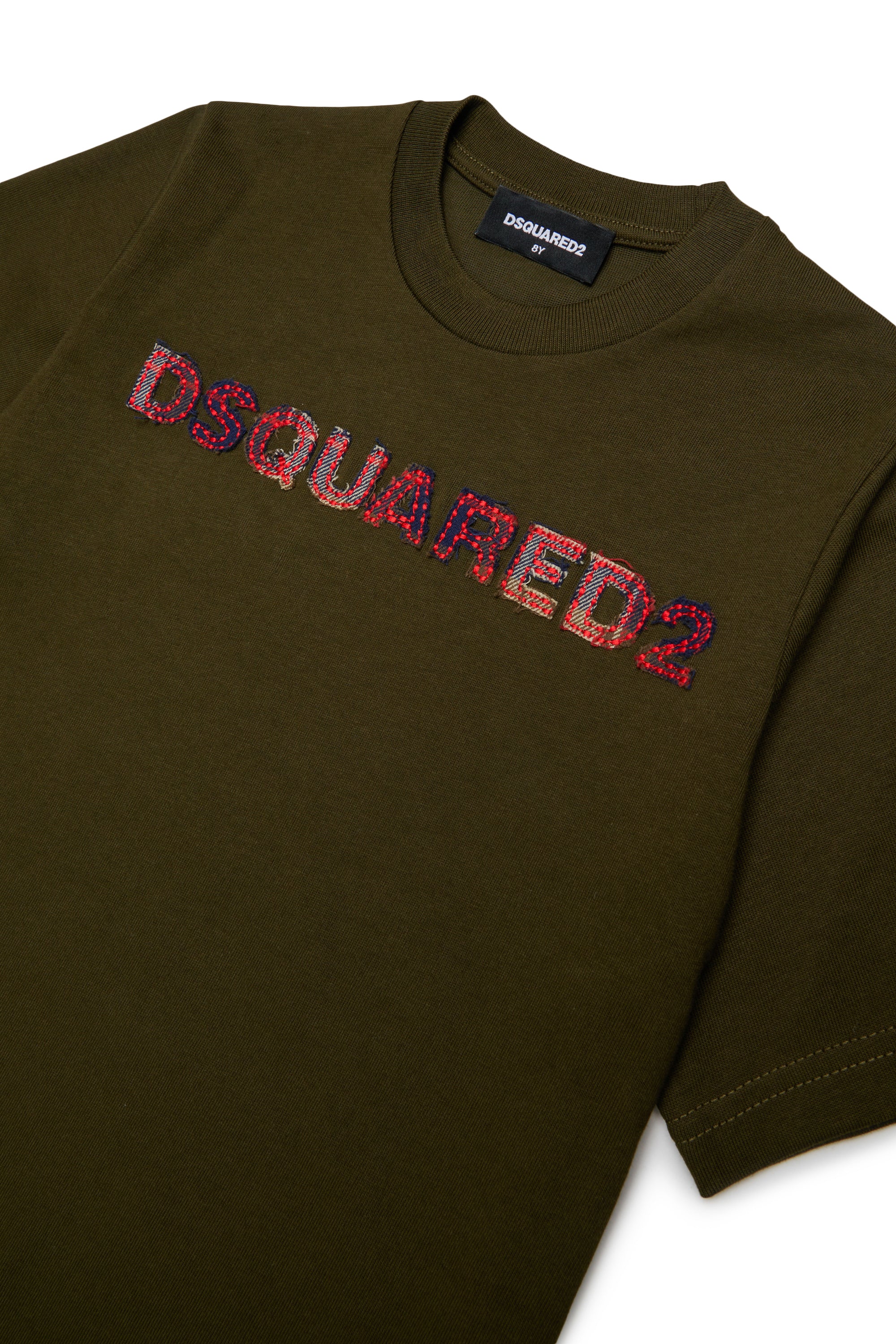 T-shirt Tarmac Green DQ3560D0AJ1 DQ558 DSQUARED KIDS 