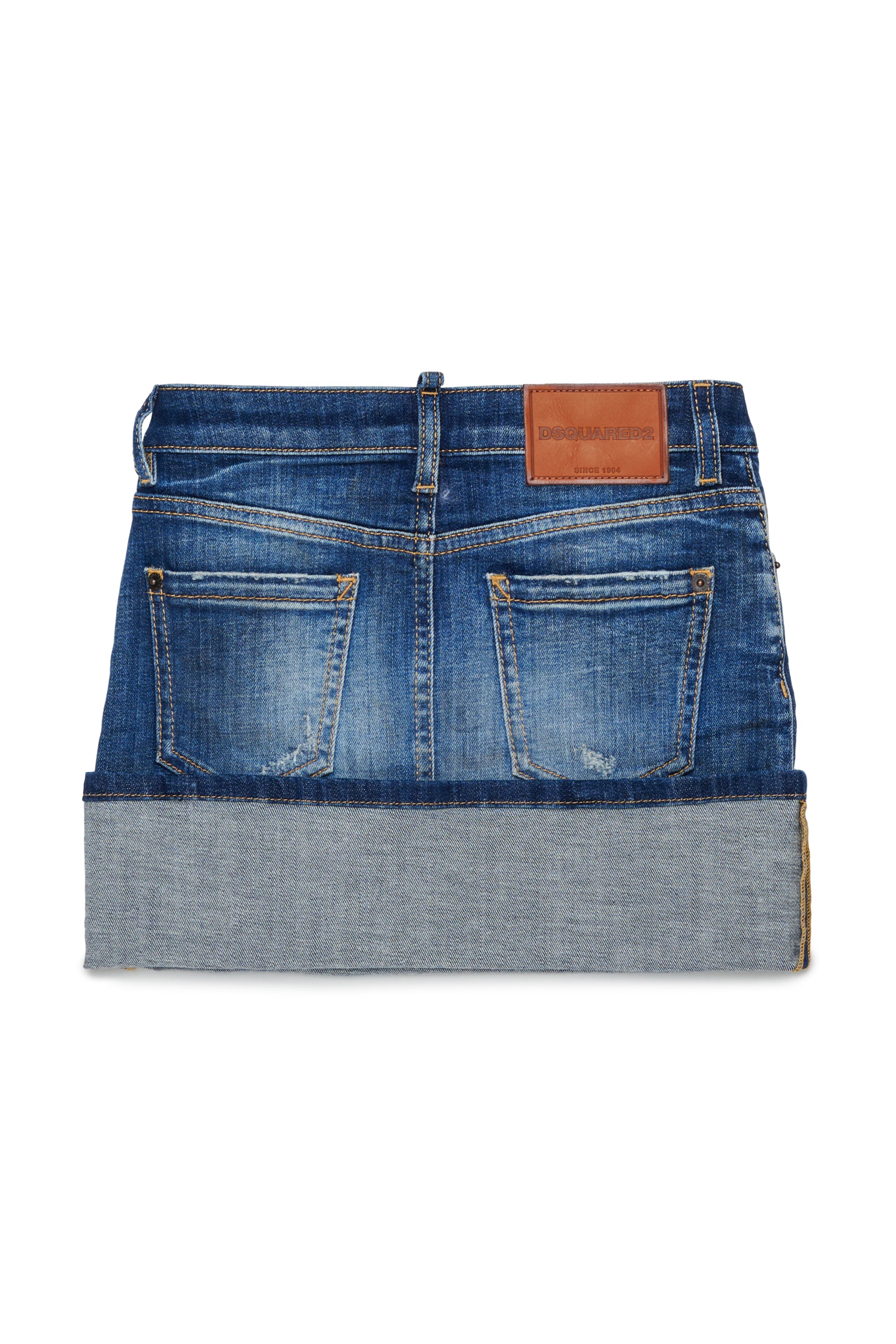 Gonna Blue Denim DQ3574D0AHW DQ01 DSQUARED KIDS 