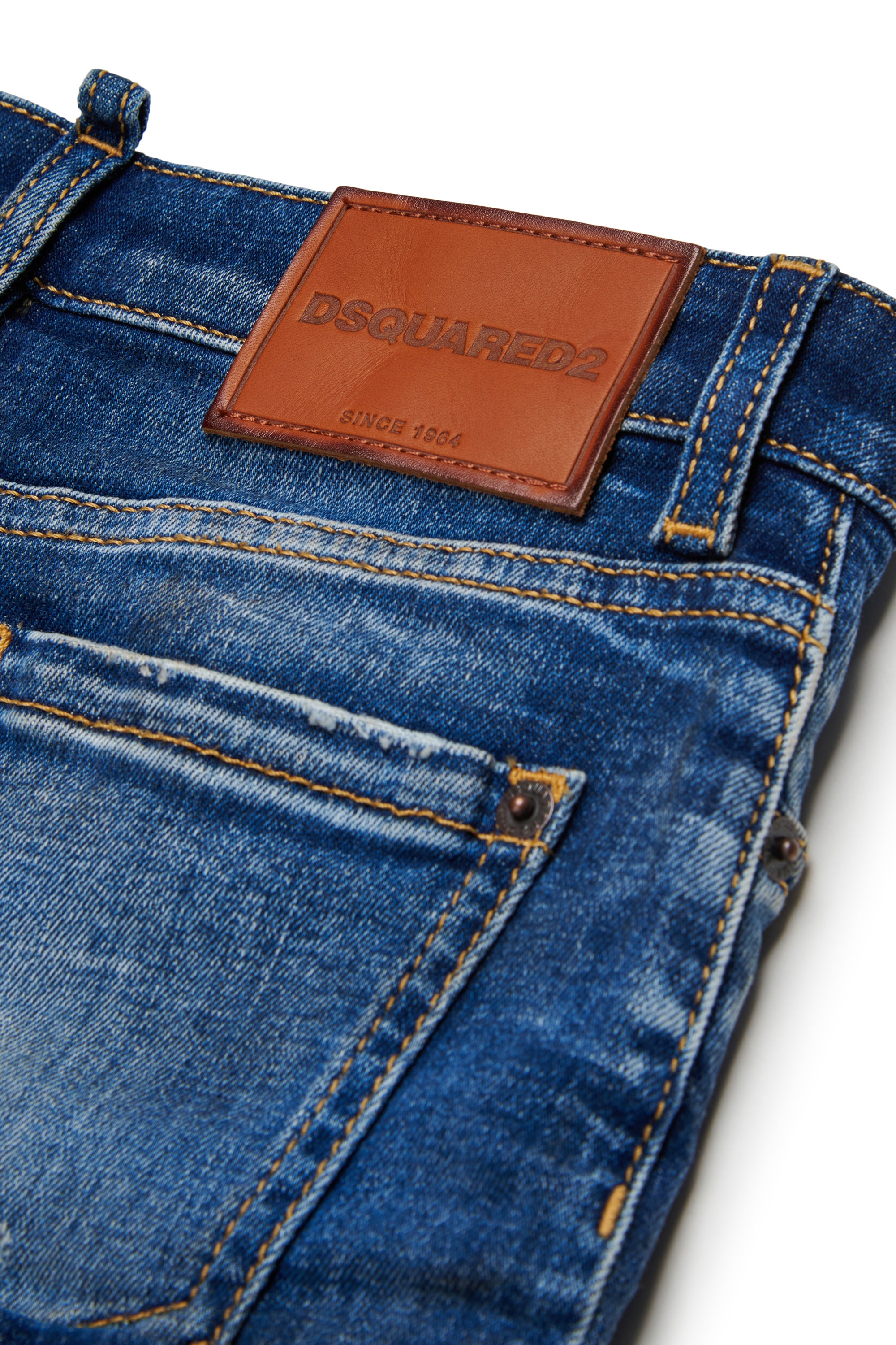 Gonna Blue Denim DQ3574D0AHW DQ01 DSQUARED KIDS 
