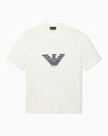 T-shirt con grafica bianca