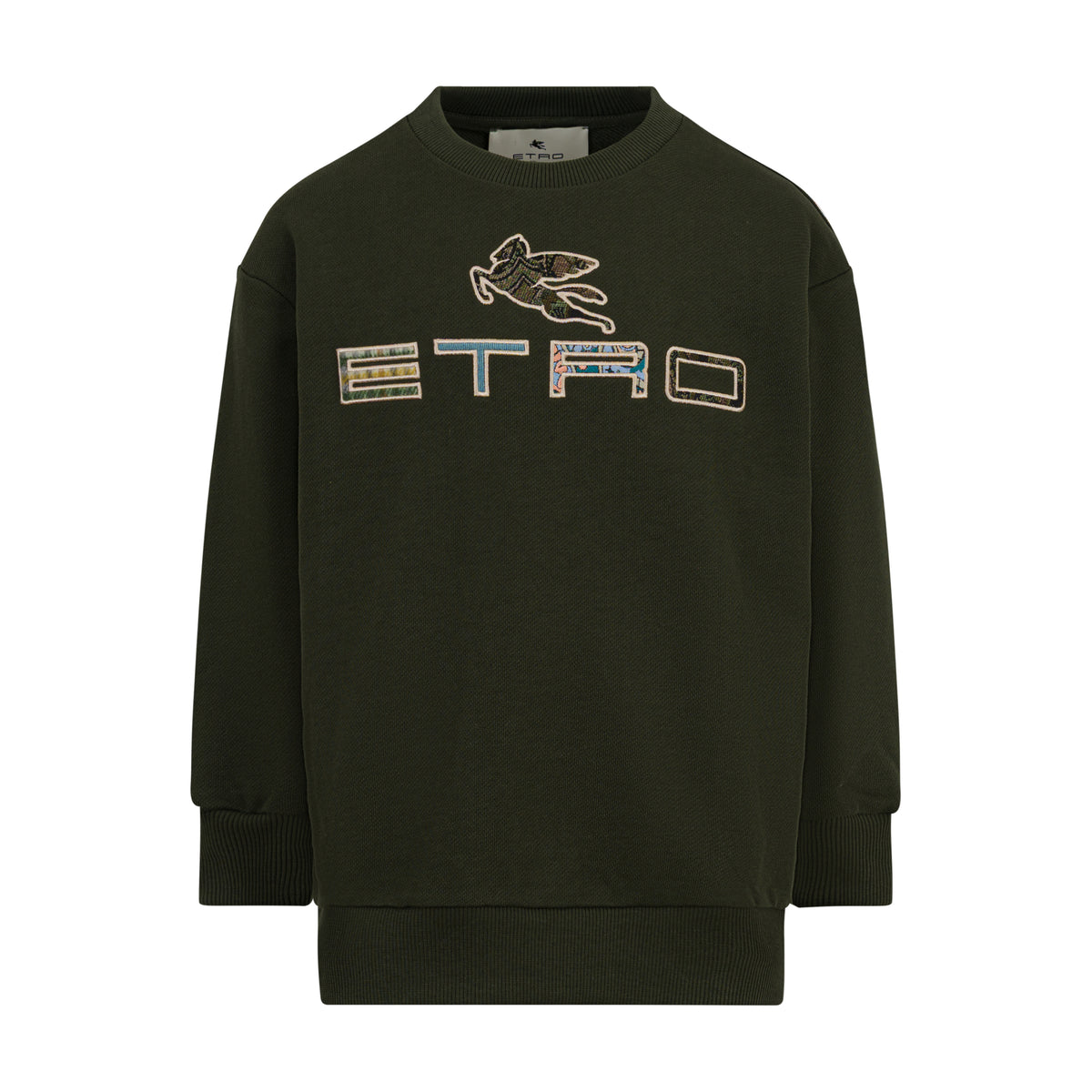 Felpa Verde GZ4P20Z3183 70J ETRO KIDS 