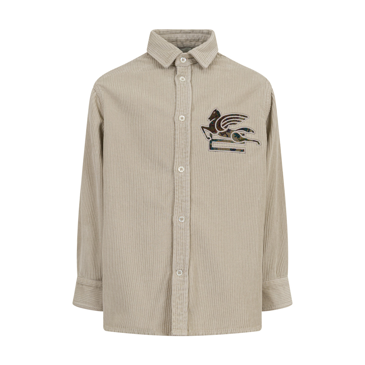 Camicia con logo beige GZ5H30Z4073 108 ETRO KIDS 