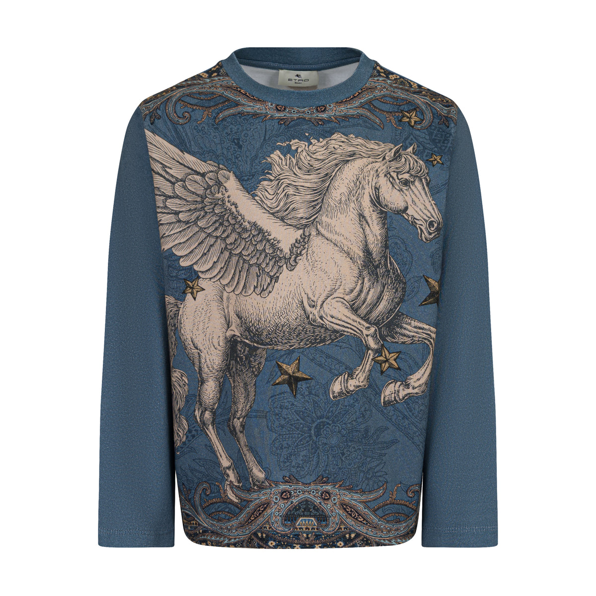 T-shirt Blu GZ8H70Z3693 617BG ETRO KIDS 