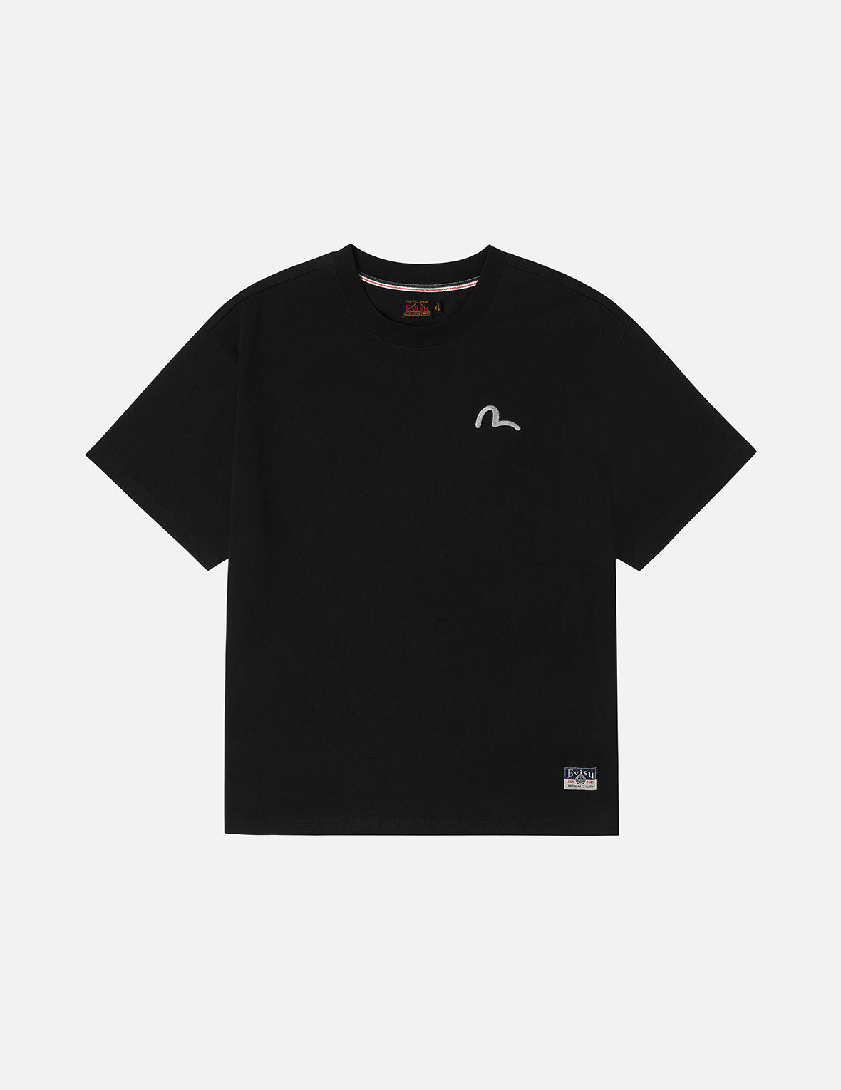 T-shirt Seagull Emb. Nero 2EAHTM5TS1183 BLKX EVISU 