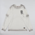 T-shirt Fortune Cat Ptinted Bianco