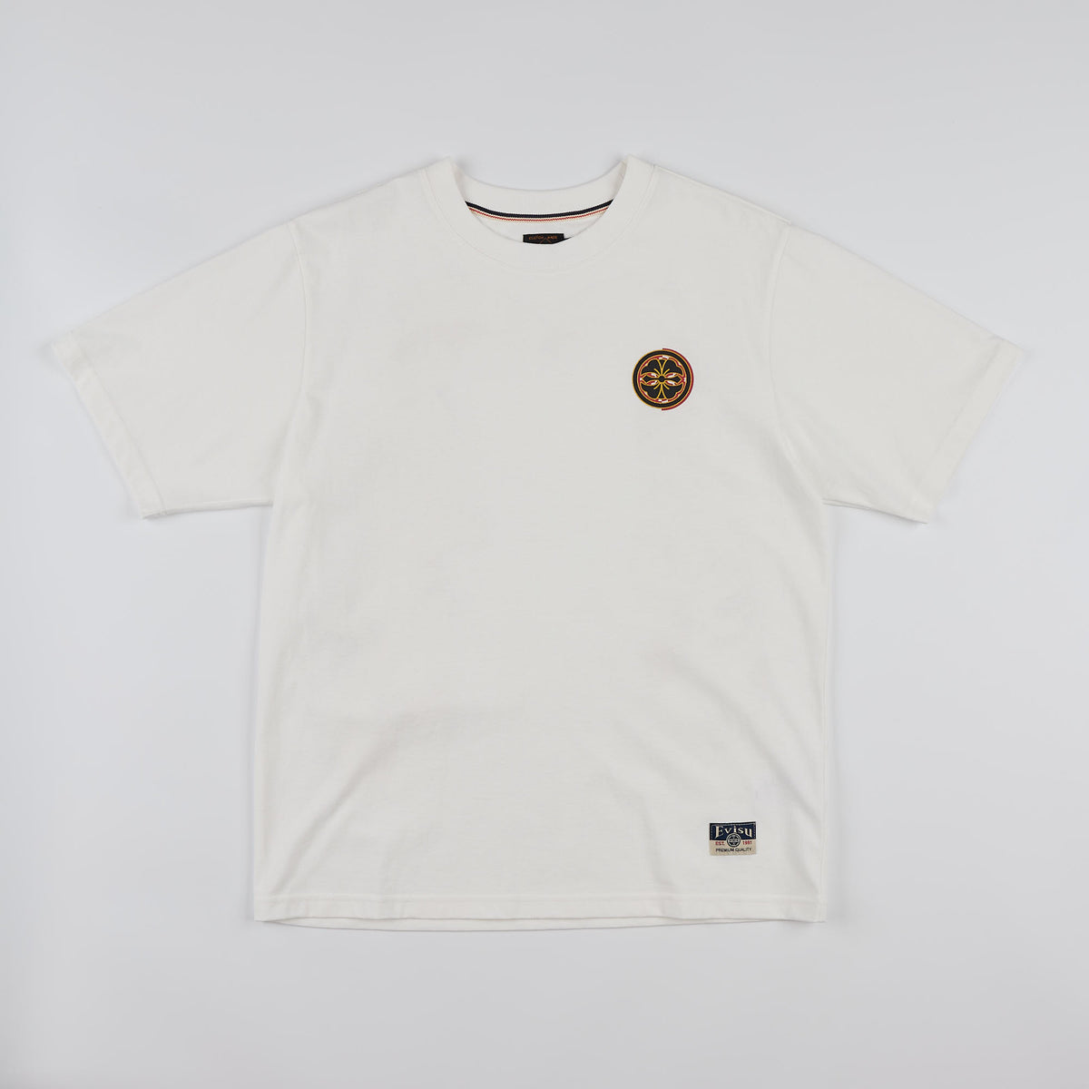 T-shirt Wave & Whale Daicock Bianco 2EAHTM6TS1130 WHTO EVISU 