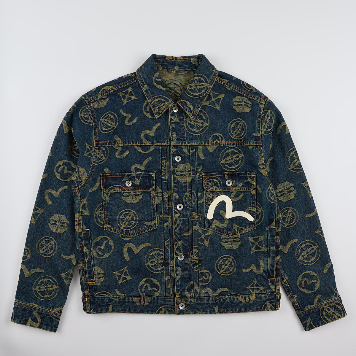 Giubbotto Monogram Rainbow Ao Jacquard Indaco 2EAHTU6DJ1029 INDA EVISU 