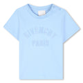 T-shirt in jersey, cotton from organic farming, givenchy logo ricamo at davanti.