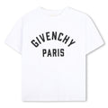 T-shirt in jersey, cotton from organic farming, twisted seams on maniche, color contrasted givenchy logo patch ermbroidery at davanti.