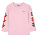 Maniche lunghe t-shirt in jersey (100% organic cotton), branded stampa on davanti e on maniche.