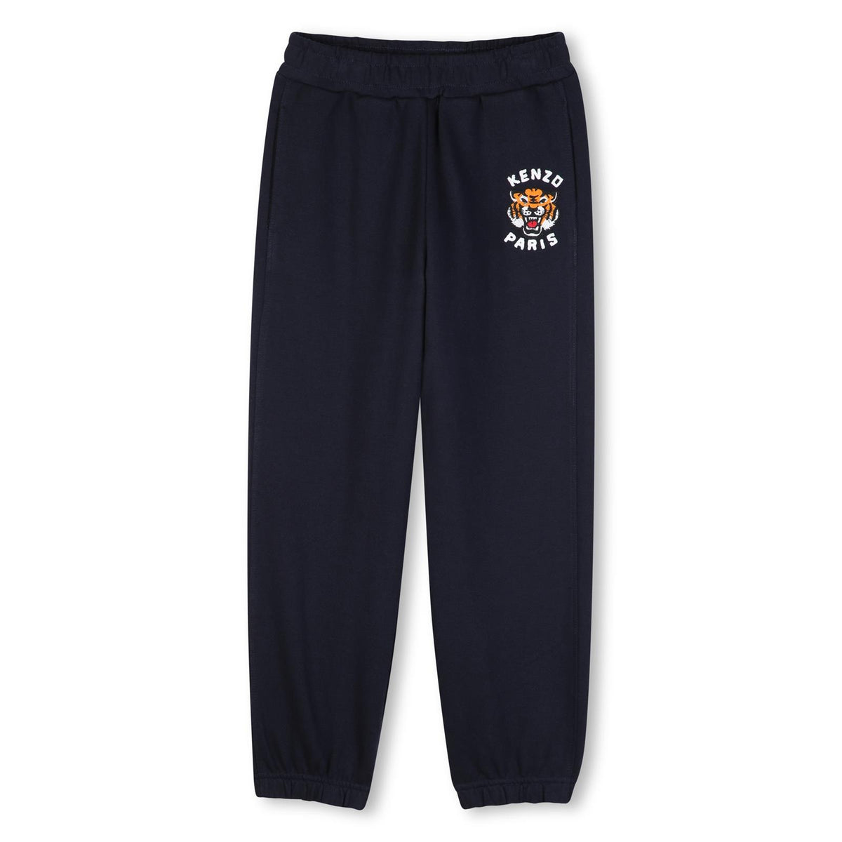 Jogging pantaloni in unbrushed fleece (100% cotton), vita elastica, two seam tasche, branded ricamo on davanti. K62026 845 KENZO KIDS 