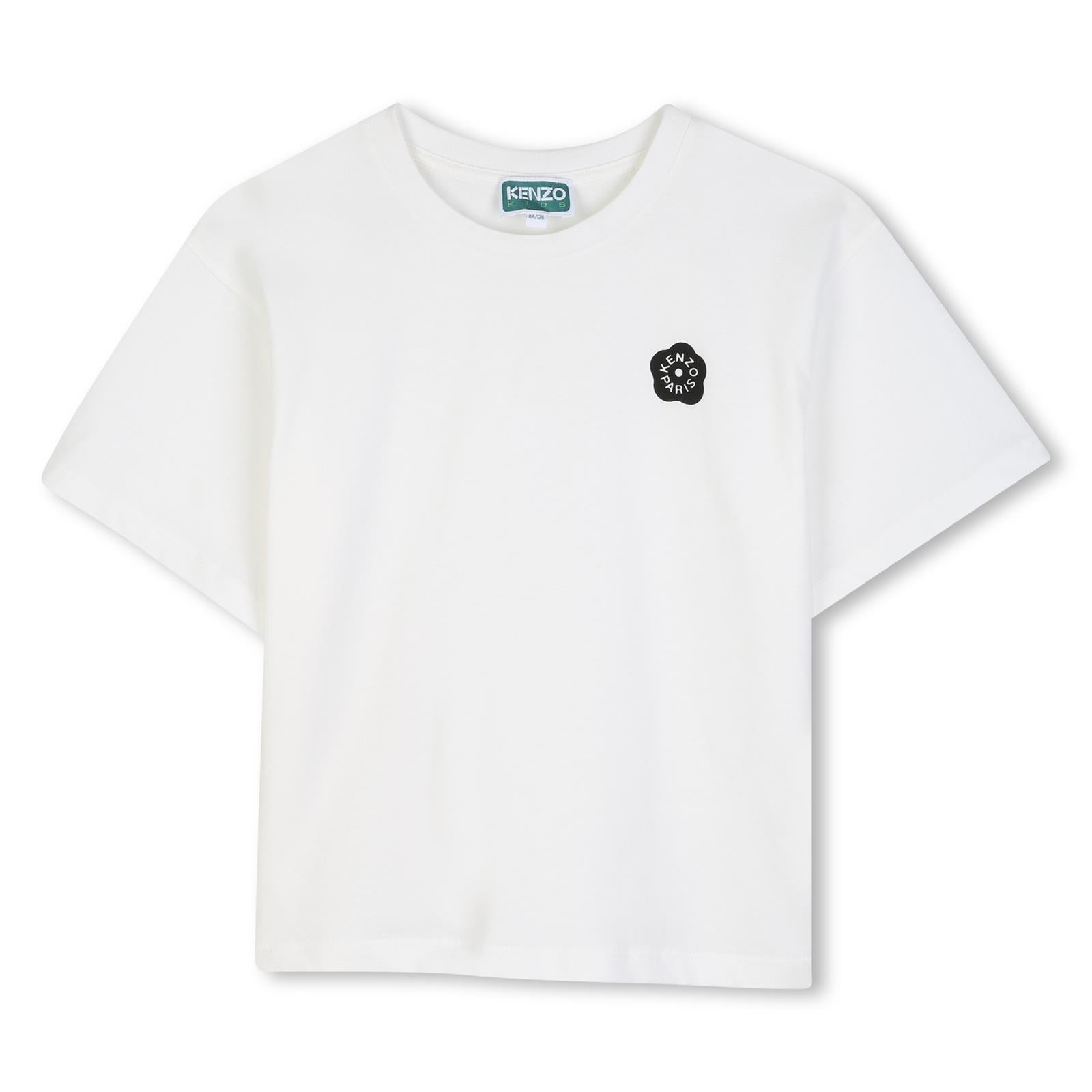 Maniche corte t-shirt (100% organic cotton), branded stampa on davanti. K62190 117 KENZO KIDS 