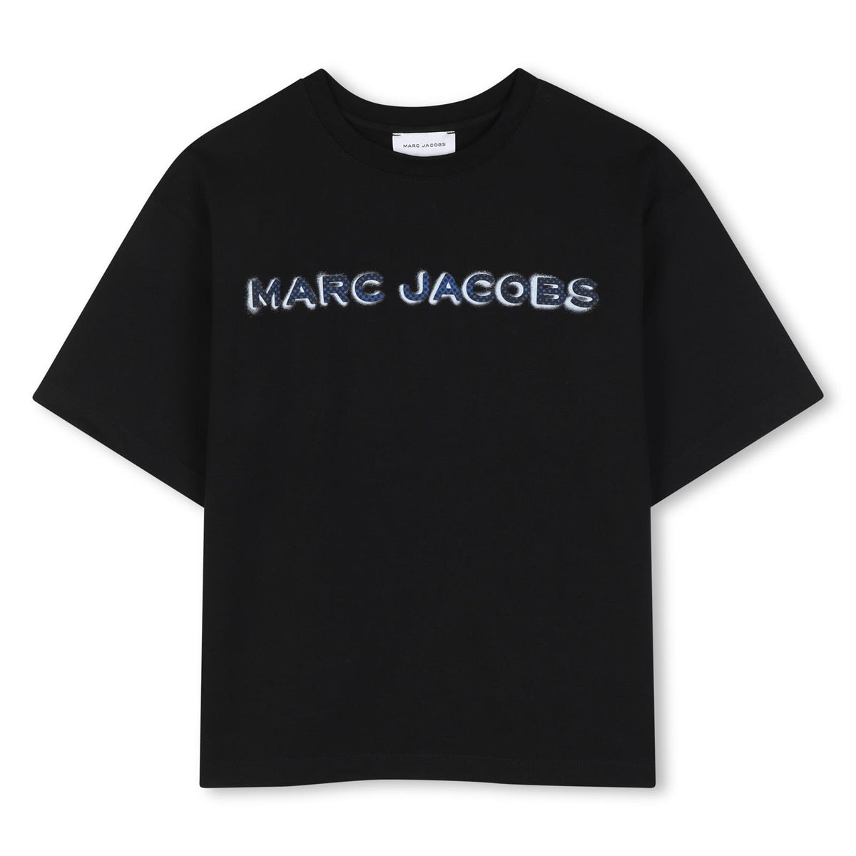Organic cotton t-shirt in jersey, marc jacobs illustrazione sul davanti. W61025 09B MARC JACOBS KIDS 